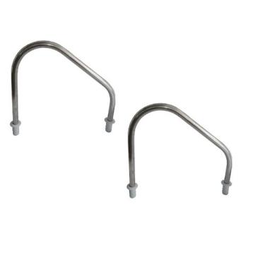 Imagem de Corrimão Ilha Inox Sobrepor 67cm Shop Das Cascatas 02 unidades