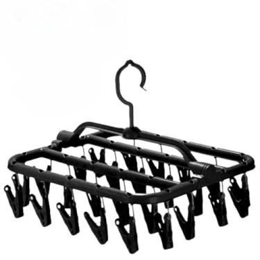 Imagem de Varal de Chão Portátil e Leve para Secar Roupas e Toalhas | Varal de Apartamento Desmontável e Prático(Varal Pendurável)