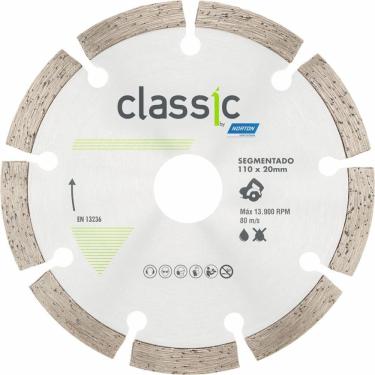 Imagem de Disco Diamantado Para Corte Segmentado Classic 110x20mm - 70184693465 - Norton
