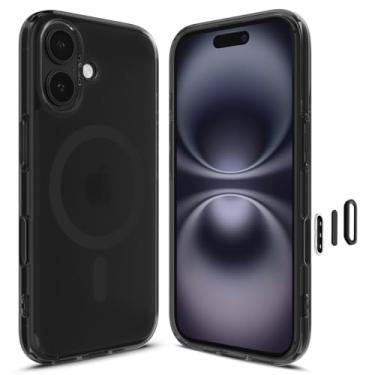 Imagem de Capa Spigen para iPhone 16, Ultra Hybrid T [MagFit] [Cobertura do botão de controle da câmera] Compatível com MagSafe - Preto Frost