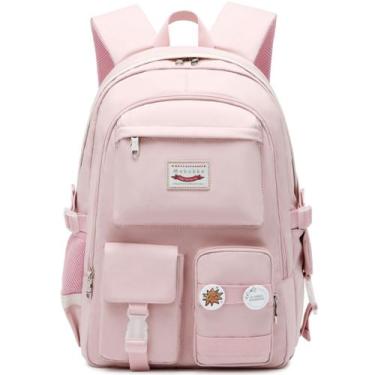 Imagem de Mochila escolar Makukke para meninas adolescentes e laptop de 15,6" ro