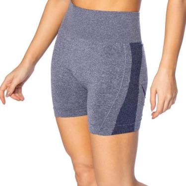 Imagem de Short Feminino Sea Surf Mesclado Empina Bumbum Marinho, Marinho, GG
