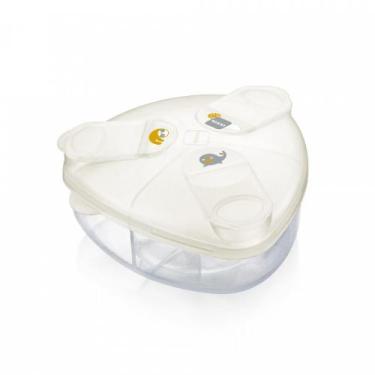 Imagem de Porta Leite em Pó Bebê Milk Powder Triangular Neutro - MAM