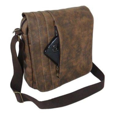 Imagem de Bolsa Transversal Pasta Tiracolo Casual Unissex Para o dia a Dia - CDP