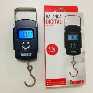 Imagem de Balança De Mão Digital Alta Precisão P/Pesca e Bagagem 0.1g Até 50KG T