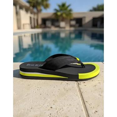 Imagem de Chinelo DuRio Balance Star Premium Esporão Fascite Leve, Amarelo, 42, 