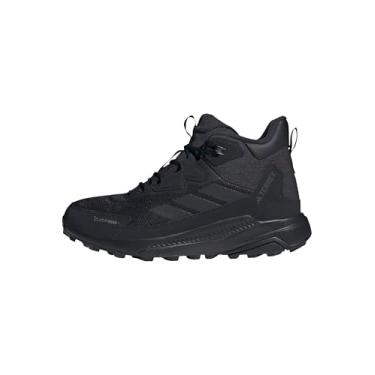 Imagem de Adidas Tênis masculino Terrex Anylander Climawarm+ cano médio para caminhada, Preto/Carbono/Cinza, 40