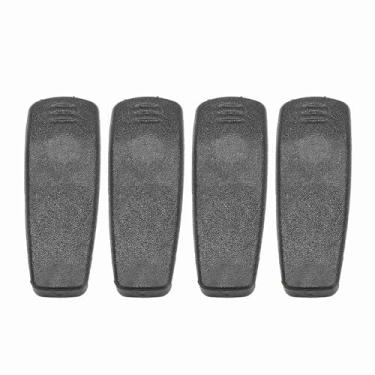 Imagem de Acessórios Portáteis de Substituição de Clipe de Cinto de Rádio para GP3188 CP040 EP450 Preto 4 Unidades