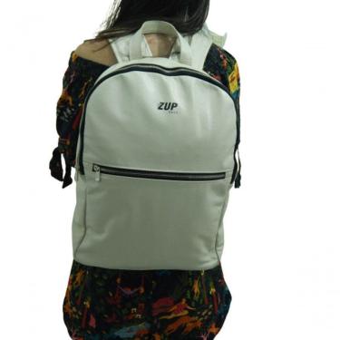 Imagem de Mochila De Couro Unissex Zup Off White