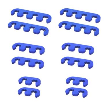 Imagem de ZNDAW Separador de fios de vela de ignição de 7 mm, 8 mm, 8,5 mm, 8,5 mm, 8,8 mm, braçadeira de suporte para separadores de fios de ignição, kit de divisores de teares de vela de ignição para fixar e