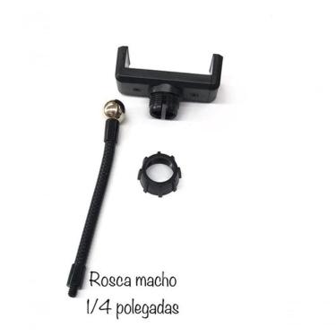 Imagem de Suporte De Celular Flexível Para Ring Light Rosca Macho