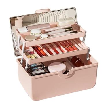 Imagem de Rrlihjgu Caixa de Acessórios para Cabelo | Organizador Artesanal Portátil À Prova De Pó - Compartimentos para Acessórios e Maquiagem - Para Infantil Unhas Artesanato Casa Laços