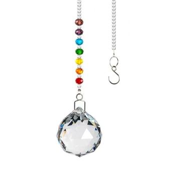 Imagem de Presentes comemorativos para cães e gatos: enfeite de lembrança de apanhador de sol de cristal de bola redonda, presentes memorial de gato para perda de gato, ponte arco-íris cão falecendo, presente