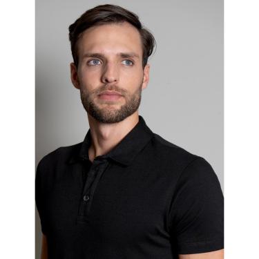 Imagem de Camisa Polo Signature Lisa High Preta-Masculino