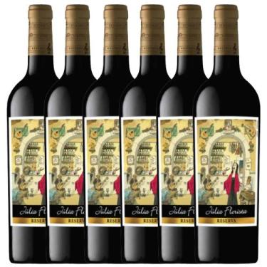 Imagem de Vinho Tinto Reserva Julia Florista Português 750ml Kit 6 Und