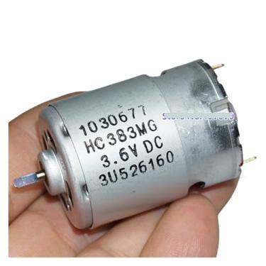 Imagem de Ferramenta de chave de fenda de 3,6 V com partida eletrônica de alta velocidade 380 e eixo em forma de D HC383 para potência do modelo