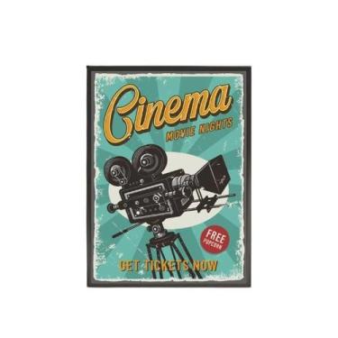 Imagem de Quadro Decorativo Cinema Retrô 20X30Cm - Quadros On-Line
