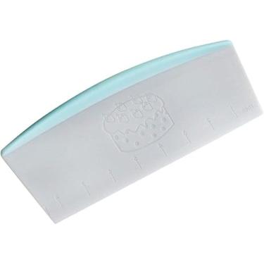 Imagem de Raspador de bancada de pastelaria de plástico, cortador de bolo com escala de medição, multiuso, utensílio de cozinha, cortadores de pizza para cozinhar pão e massa de pizza, cortadores de pizza