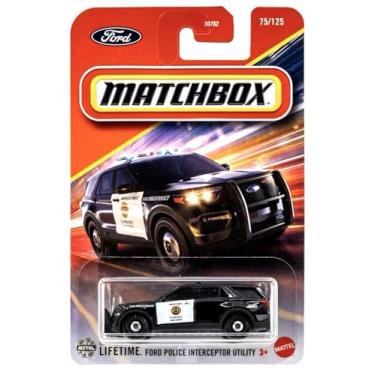 Imagem de Carrinho Miniatura Matchbox Lifetime Ford Police Interceptor Utility - JBP53