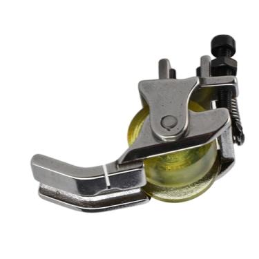 Imagem de Acouto Calcador de Roda de Borracha 0,5 Mm - Calcador de Rolo de Metal de Alta Resistência Fácil Instalação Em Máquinas de Costura - Design Leve e Compacto Ideal para Uso Espesso e Industrial