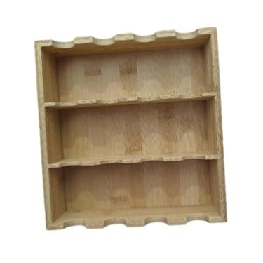 Imagem de Generic Organizador de temperos para cozinha, com 3 níveis, versátil e que economiza espaço, ideal para gavetas e bancadas.