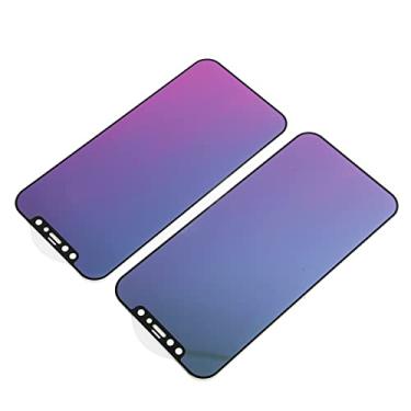 Imagem de Generic Filme de Vidro Temperado Anti Peeping de Cor Gradiente para 12 6.1in Protetor de Tela de Proteção de Visão para Olhos de Vidro Temperado