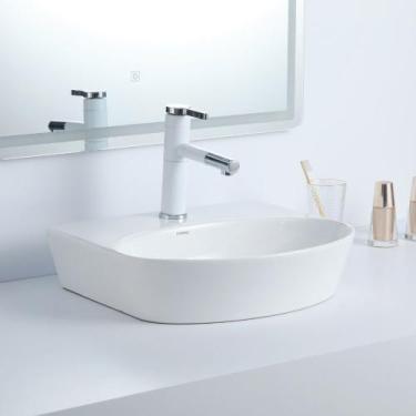 Imagem de Cuba Deend De Cerâmica AriaLuce Para Banheiro 46x39x11