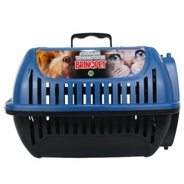 Imagem de Caixa para Cachorros e Gatos, N.1,Viagem e Passeio,Transportador para Animais, Fácil Transporte, Azul