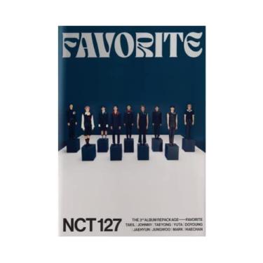 Imagem de NCT 127 Favorite 3rd Repackage Album Classic Version CD + 1p Poster + 112p PhotoBook + 1p marcador de livro, 1p cartão postal + 1p cartão pendente + 1p photocard + conjunto de cartões fotográficos + rastreamento Kpop selado