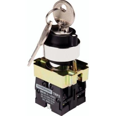 Imagem de Botão Seletor Com Chave Tramontina Trp2-bg33 2na Três Posições Base De