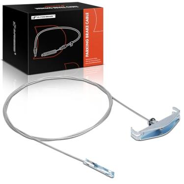 Imagem de A-Premium Conjunto de cabo de freio de estacionamento lateral intermediário compatível com modelos Ford: F-250 Super Duty/F-350 Super Duty 1999-2004 - Substituir # F81Z2A793CA