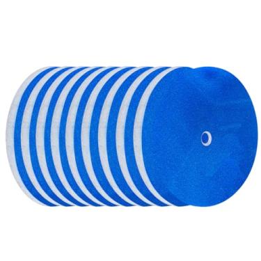 Imagem de Filtro de ar condicionado RV – Filtro de ar redondo MERV-6 de 13,3 cm RV de substituição para ventilação CA (pacote com 10 com orifício central), acessórios para filtro de ar RV