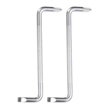 Imagem de HARFINGTON Conjunto de chave de fenda com 2 peças PH1/SL5 Phillips cabeça ranhurada ângulo reto 90 graus chave de fenda dupla ponta Z ferramenta manual para reparo de eletrodomésticos
