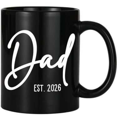 Imagem de Breezy Valley Caneca Dad EST 2026 – Novo presente de pai para futuros pais, copo Dad to Be, presente de pai pela primeira vez, ideia de anúncio de gravidez, surpresa reveladora de bebê para marido