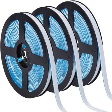 Imagem de GORGECRAFT 3 peças 6 m fita de calafetagem à prova d'água 8 mm autoadesiva branca chuveiro banheira vaso sanitário calafetagem fita de vedação fita de borda para cozinha banheiro parede cantos pia