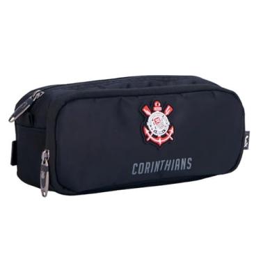Imagem de Estojo Escolar Infantil 2 Divisórias Corinthians Poderoso