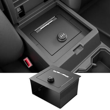 Imagem de FormiPow Cofre de console central para Toyota 4Runner 2025, cofre de console oculto com trava digital, caixa de bloqueio organizadora de aço carbono durável, acessórios Toyota 4Runner 2025