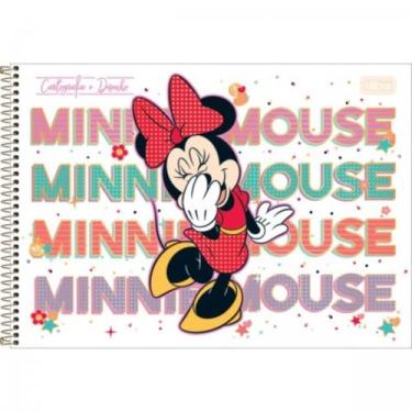 Imagem de Caderno Cartografia E Desenho Espiral Capa Dura Minnie 80fls - Tilibra