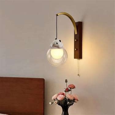 Imagem de Contemporânea Lâmpada de parede LED Americana Criativa Sala de Estar Quarto Estudo Villa Corredor Escadas Decoração Casa Luz (Estilo 8)