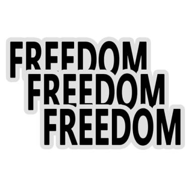 Imagem de Pacote com 3 Ímãs de Carro Liberdade, Ímã Charlie Kirk, Adesivo Magnético de Geladeira de Caminhão Automóvel Ímãs de Para-Choque Adesivos de Janela Impermeável para Carro