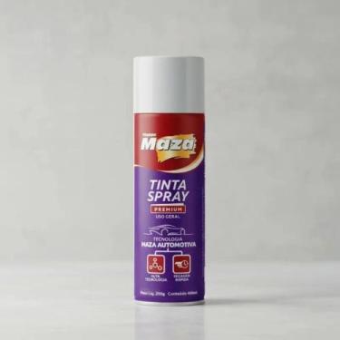 Imagem de Tinta Spray Cinza Médio Brilhante Maza Automotivo Secagem Rápida Premi