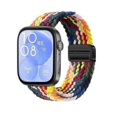 Imagem de Pulseira Magnética De Nylon Trançado Para Huawei Watch Fit 4 pro Fit 3