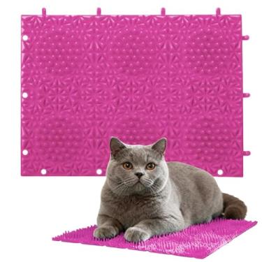 Imagem de Tapete Arranhador Para Gatos - Tapete de Chão Horizontal | 24x18 cm Almofada De Massagem Para Gatos,Para Stress, Afiar Garras, Proteção De Móveis, Interior, Sala, Pátio, Sofá,