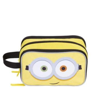Imagem de Estojo Minions 3 compartimentos Sestini Infantil-Unissex