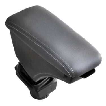 Imagem de Encosto Apoio de Braço Com Porta Objetos Punto 2007 À 2019 (Grafite - Costura Grafite)