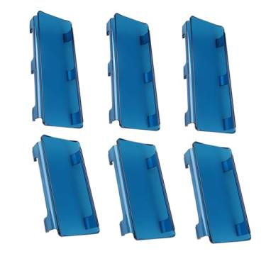 Imagem de Kit de cobertura de lente de barra de luz LED azul de 106.7 cm - Capas modulares de policarbonato duráveis de encaixe de 7,6 cm + 8 × 6 polegadas para barras de LED off-road retas/curvas de 7,6 cm de