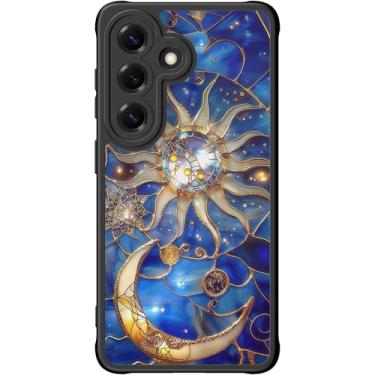Imagem de DEENAKIN Capa fofa para Samsung Galaxy S26 Plus, capa rígida floral estética, compatível com Magsafe, capa protetora fina retrô moderna exclusiva para mulheres e meninas, mística astral