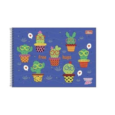 Imagem de Caderno Cartografia Desenho Milimetrado C.Dura 96Fls Tilibra -, Cactus