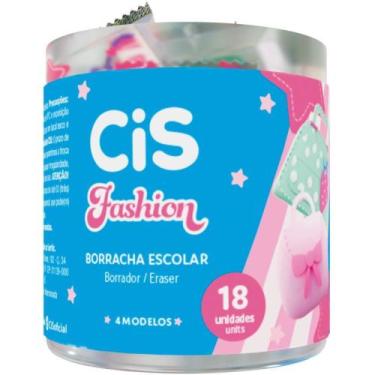 Imagem de Borracha Decorada CIS Fashion 4 Modelos Sortidos Display com 18 - Sert
