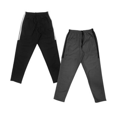 Imagem de Kit 2 Calças de Tactel Black Bear Lisa Básica Masculina Casual-Masculino